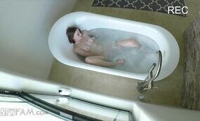 Spy cam in the bath