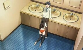 Anime toiler sucking