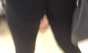 Hot blonde spandex video