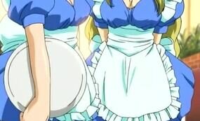 Sexy hentai waitress