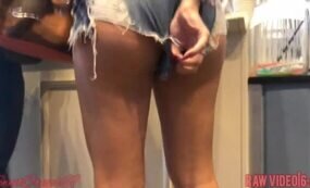 Almost naked ass in public tumblr video