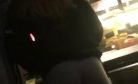 Hidden cam on thicc ass in the cinema