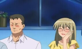 Horny during family dinner