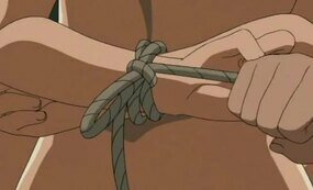 Tightly tied up hentai