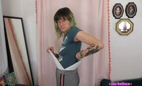 Playing with panties